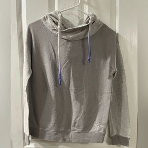 Roxy // cowl neck grey sweatshirt